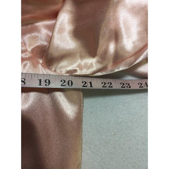 FORMAL AW  SZ 16 2x plus pearl pink satin Etta bridesmaid party dress NEW b94 - Picture 7 of 9